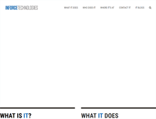 Tablet Screenshot of inforcetechnologies.com